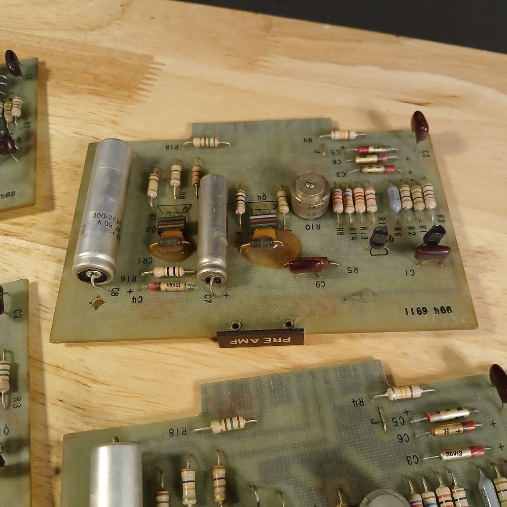 4 x Vintage Gates Solid State Pre-Amp Amplifier Circuit Board Unit 994 6911