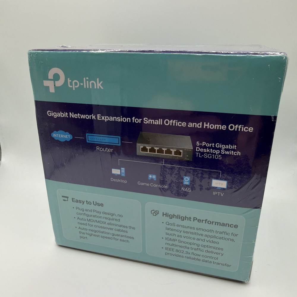 TP-LINK Technologies TP-Link (TL-SG105) 4-Ports External Switch