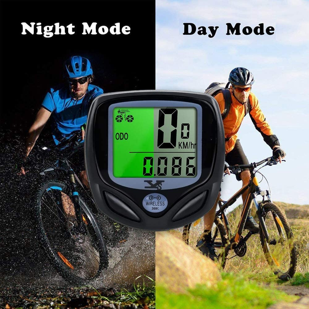 Wireless Waterproof Bike Speedometer & Odometer with LCD Display, Multi-Function