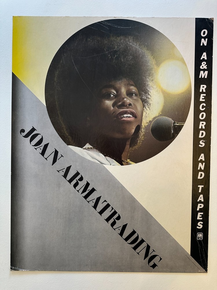 Joan Armatrading ~ Original Cardboard A&M Records Promo Poster