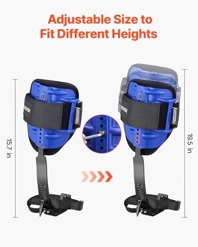 Height-Adjustable Tree Climbing Spikes, 350lbs Load Capacity, Arborist Gear, Cli