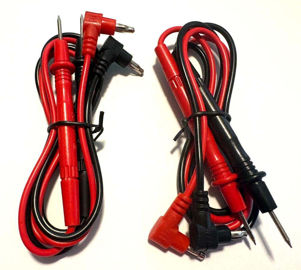 2 Pair High Quality Test Leads Digital Multimeter Universal Probe Wire Cable