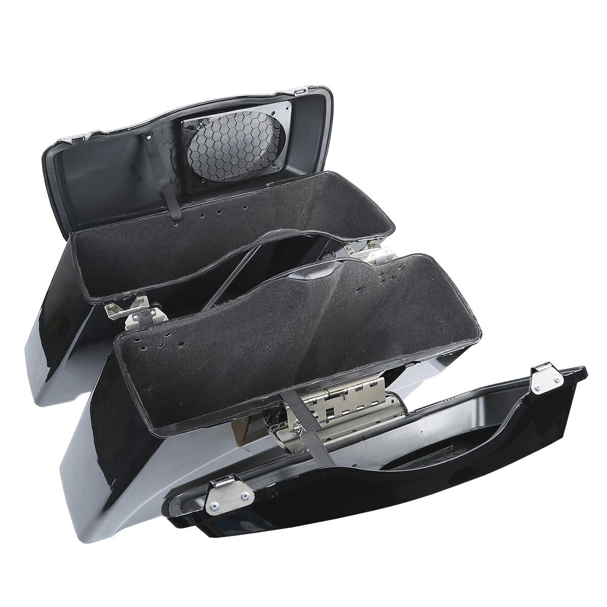 Hard Saddlebags & Conversion Brackets For Harley Dyna FXDF FXDB FXDC FXDL 08-17