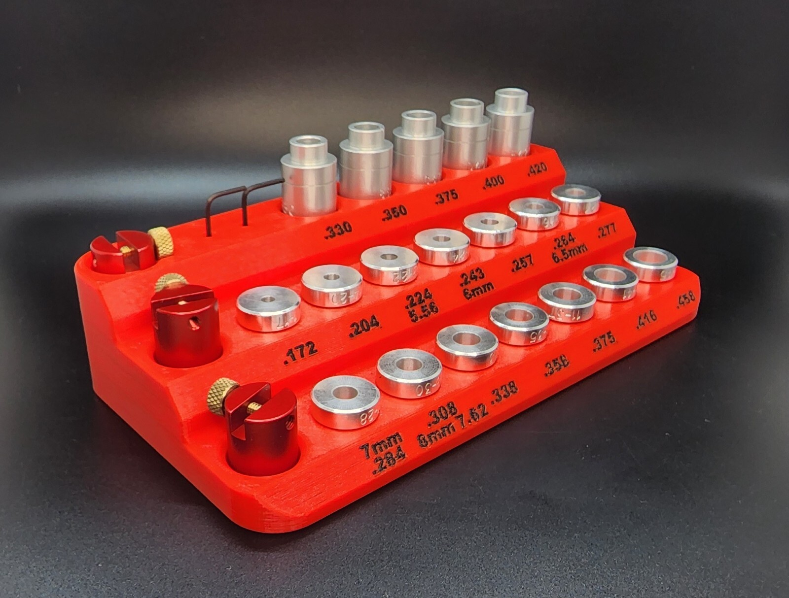 Hornady Bullet Comparator Anvil Headspace Storage Table Stand Organizer RMD3D