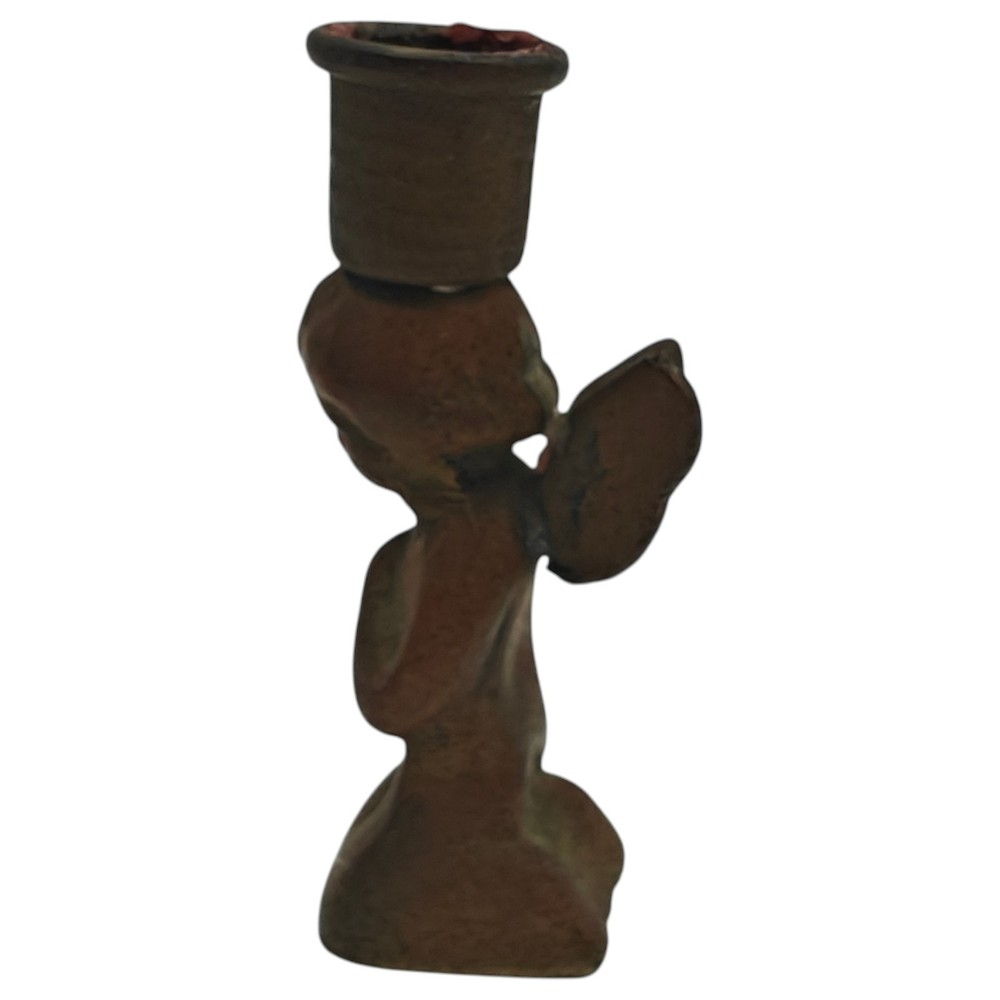 Small Brass Angel Candle Holder