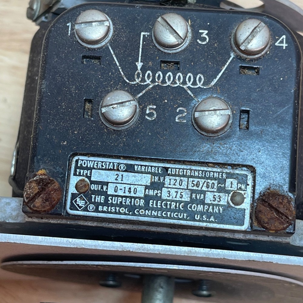 Variable Autotransformers Lot - For Parts - UNTESTED