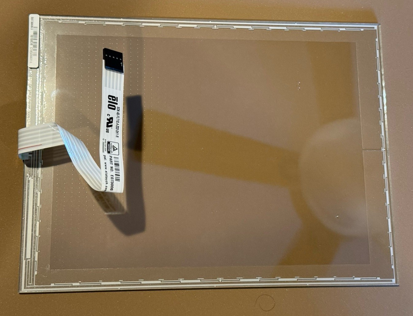 Authentic ELO E073006 ~ Glass Touch Screen Panel ~ SCN-A5-FLT10.4-Z03-0H1-R