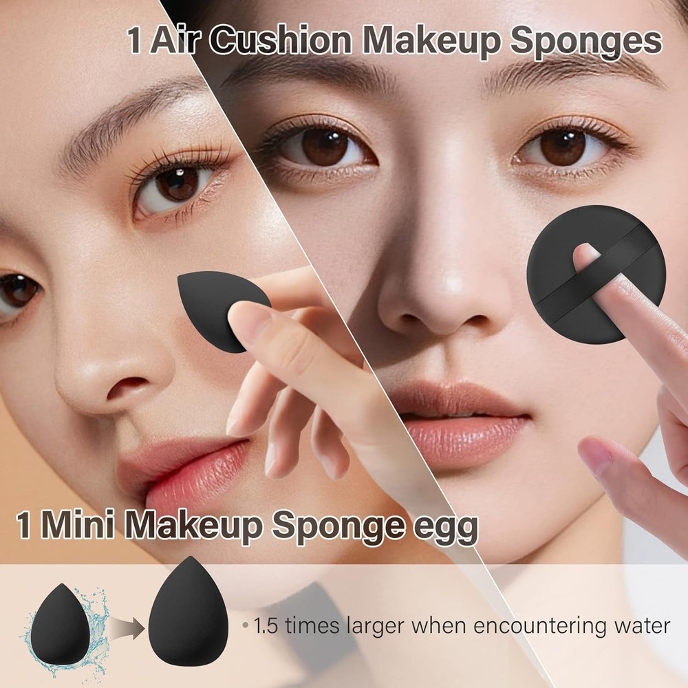 Makeup Brushes Set, Mlemle Professional 25 Pcs Makeup Kit, Include Foundation Po