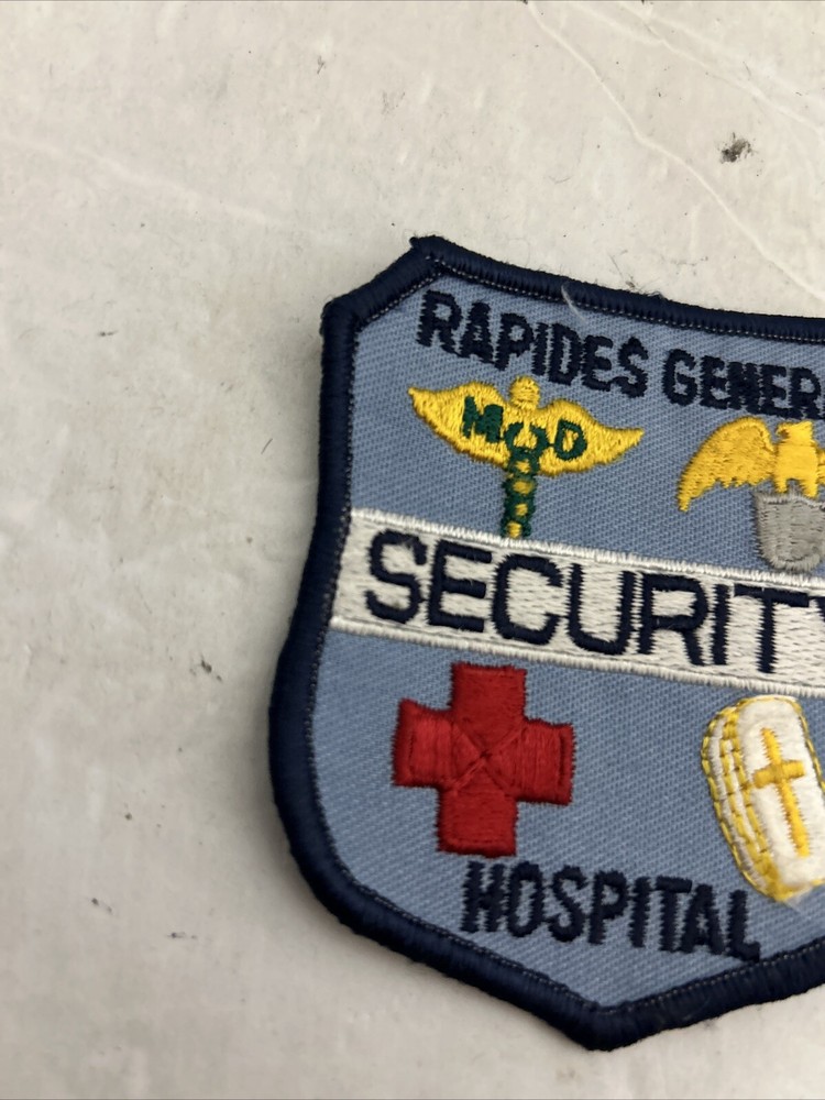 Rapids General Hospital Security Patch Blue 3”