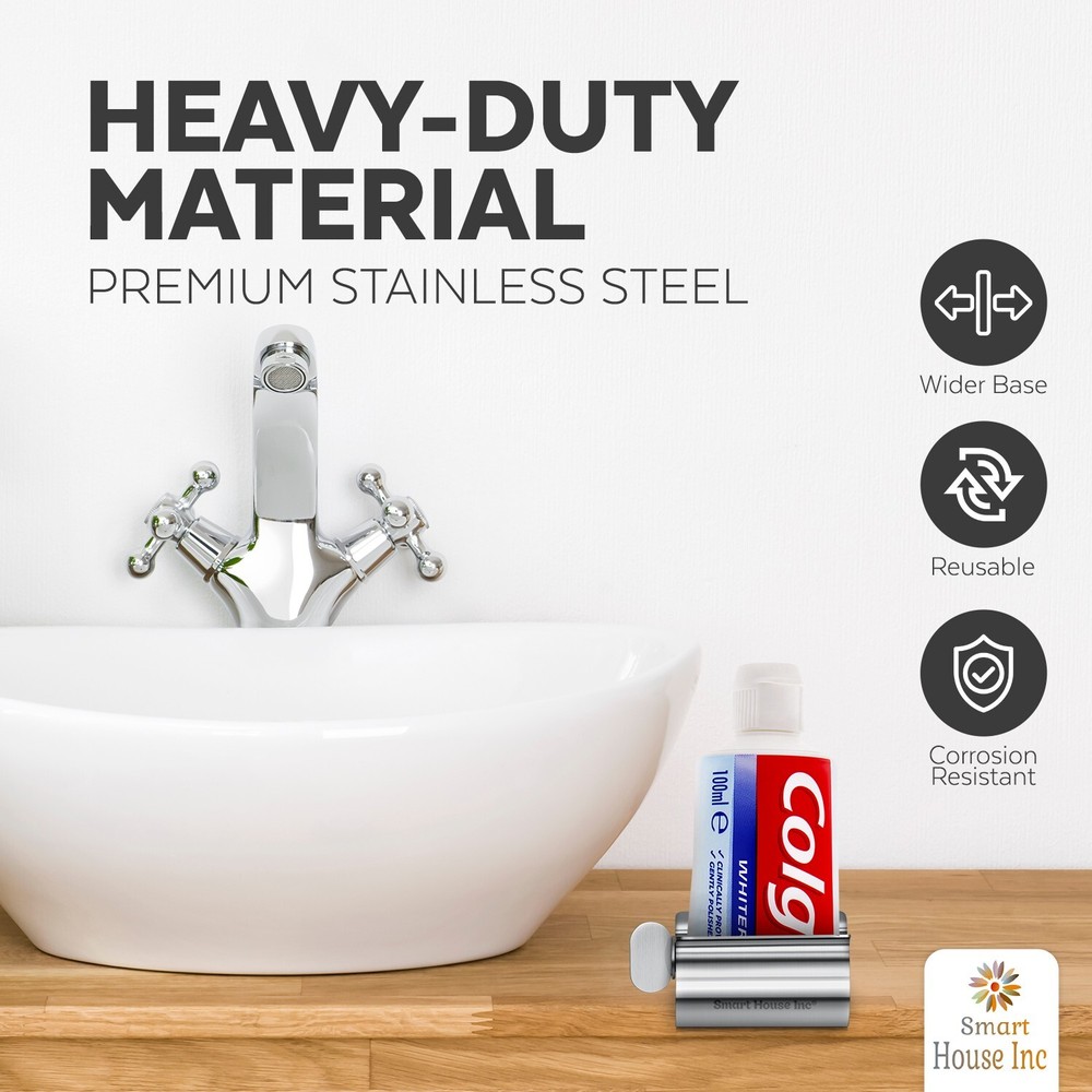 Toothpaste Squeezer Tube Roller Stainless Steel Tube Squeezer Rollers