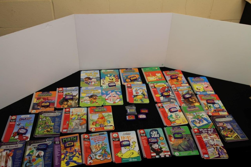 Mixed Leap frog games and booklets