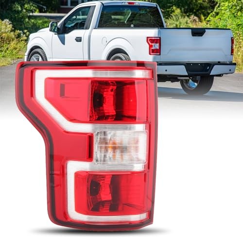 Driver Side Tail Light Assembly Compatible with Ford F-150 Left Driver Side