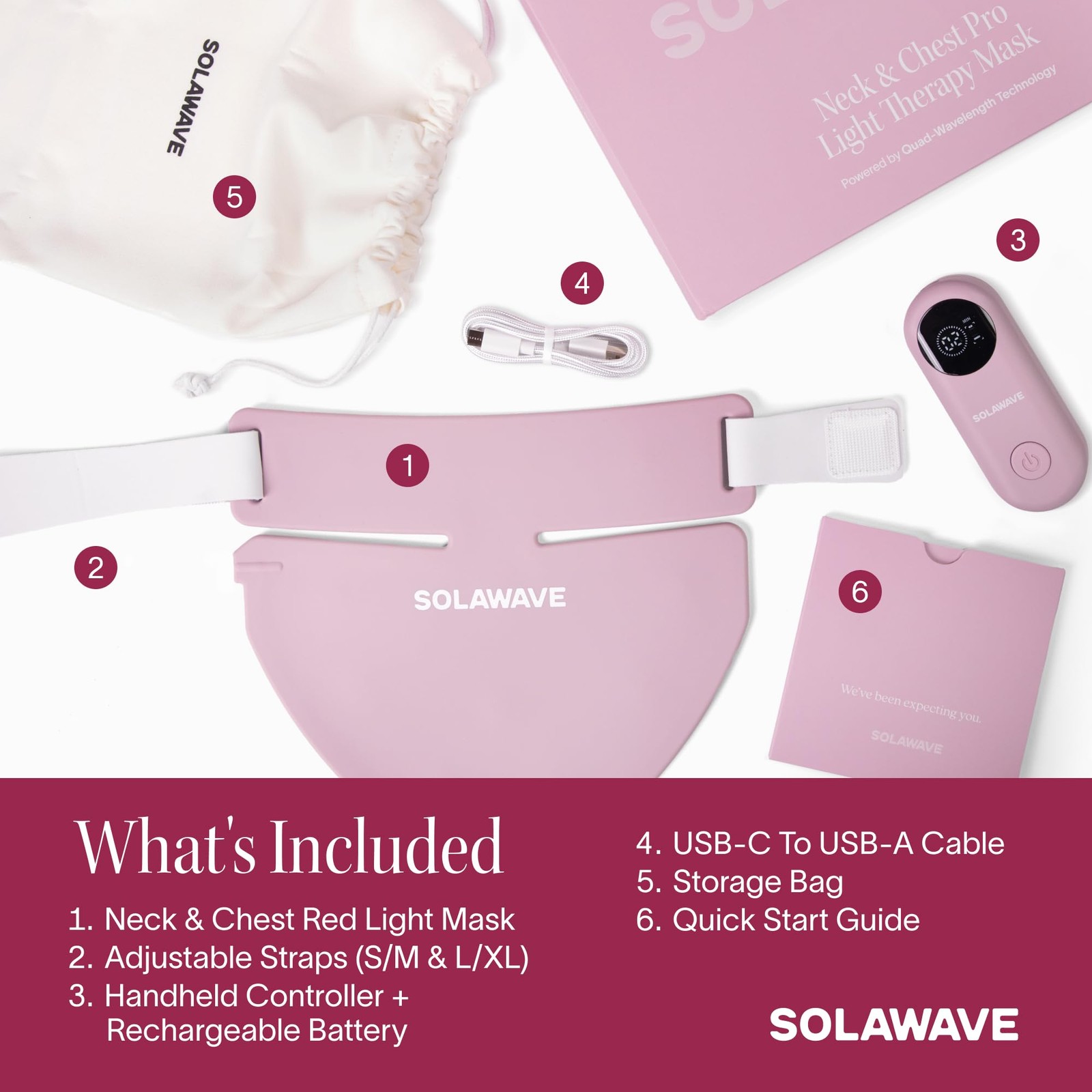 Solawave Neck and Chest Rejuvenating Mask NEW IN SEALED BOX