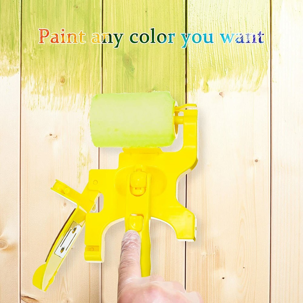 Multifunctional Clean-Cut Paint Edger Roller Brush Paint Combo Kit Wall Ceilings