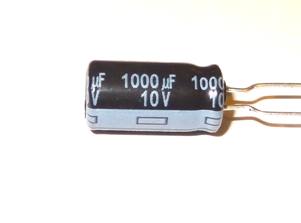 1 pc, 1000uF 10V Electrolytic capacitors, 105 deg C 5B8a