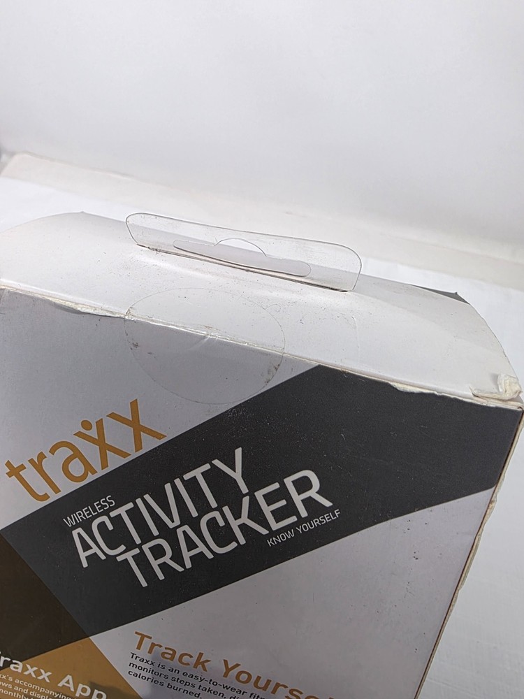 Traxx Bluetooth Wireless Activity Tracker Black Model# TRX220-DG