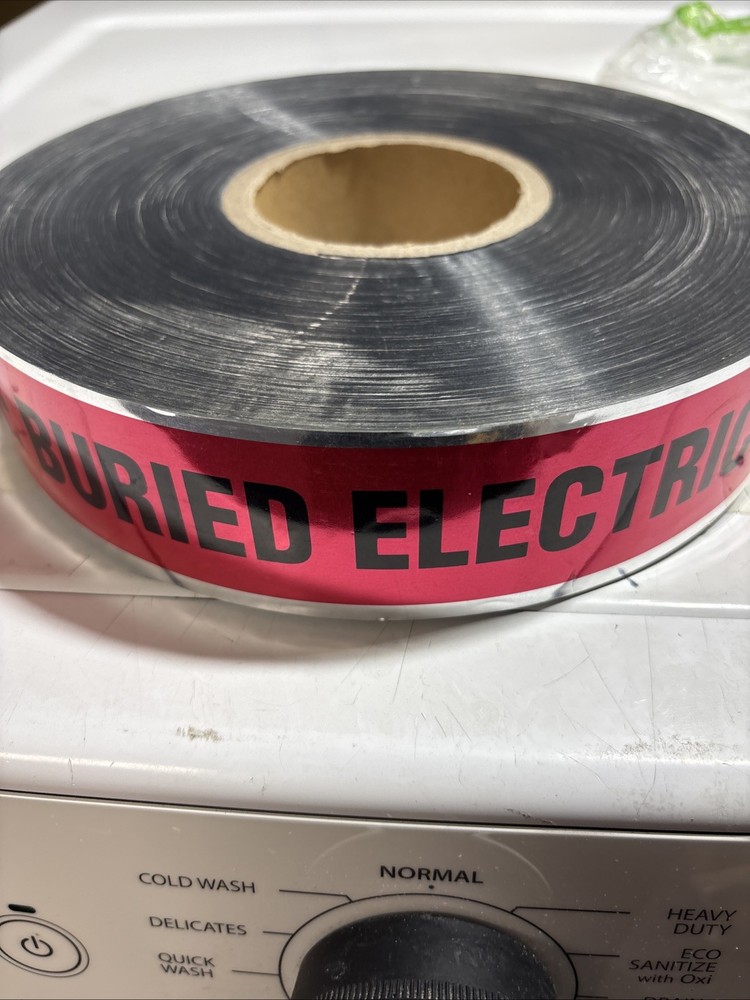 Swanson Tool Co DETR210 2”x 850’ Detectable Underground Hazard Tape Electrical