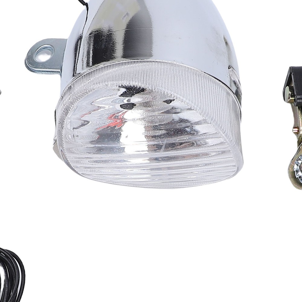 Durable Bicycle Generator Headlight&Tail Light Kit Easy Installation Safety Set