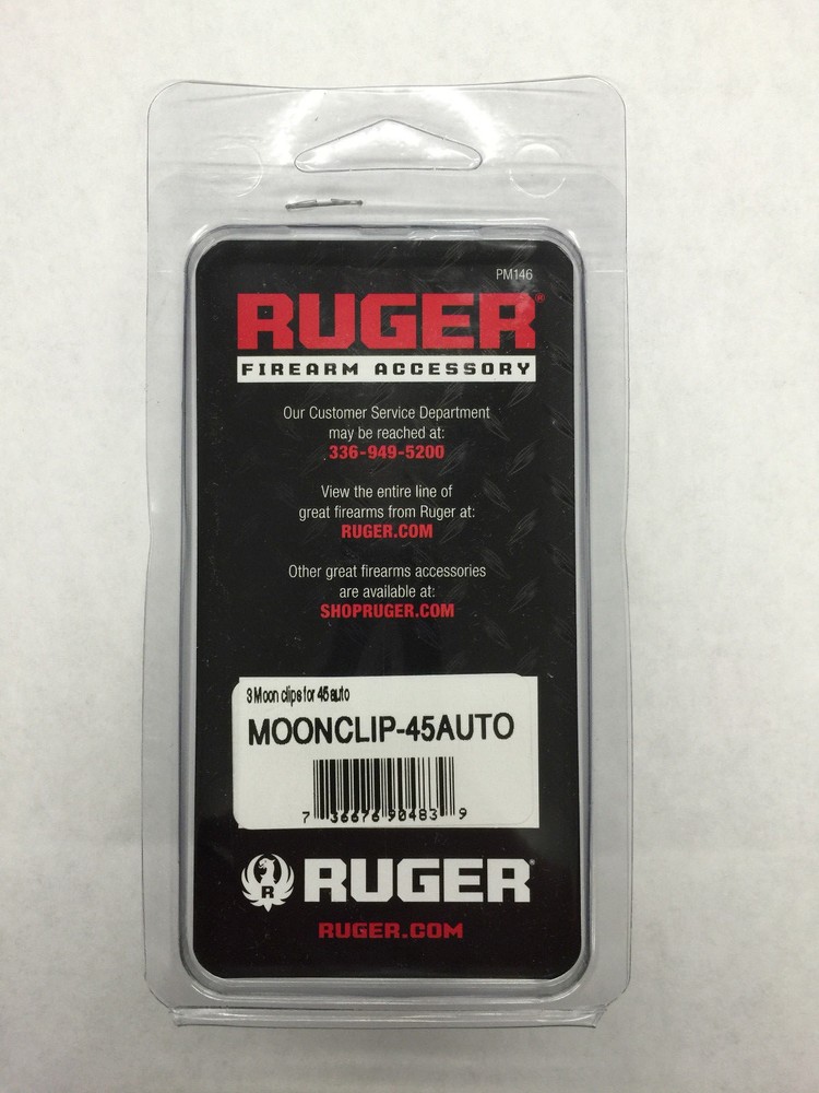 Ruger Redhawk .45 Auto Moon Clip 3 Pack 90483