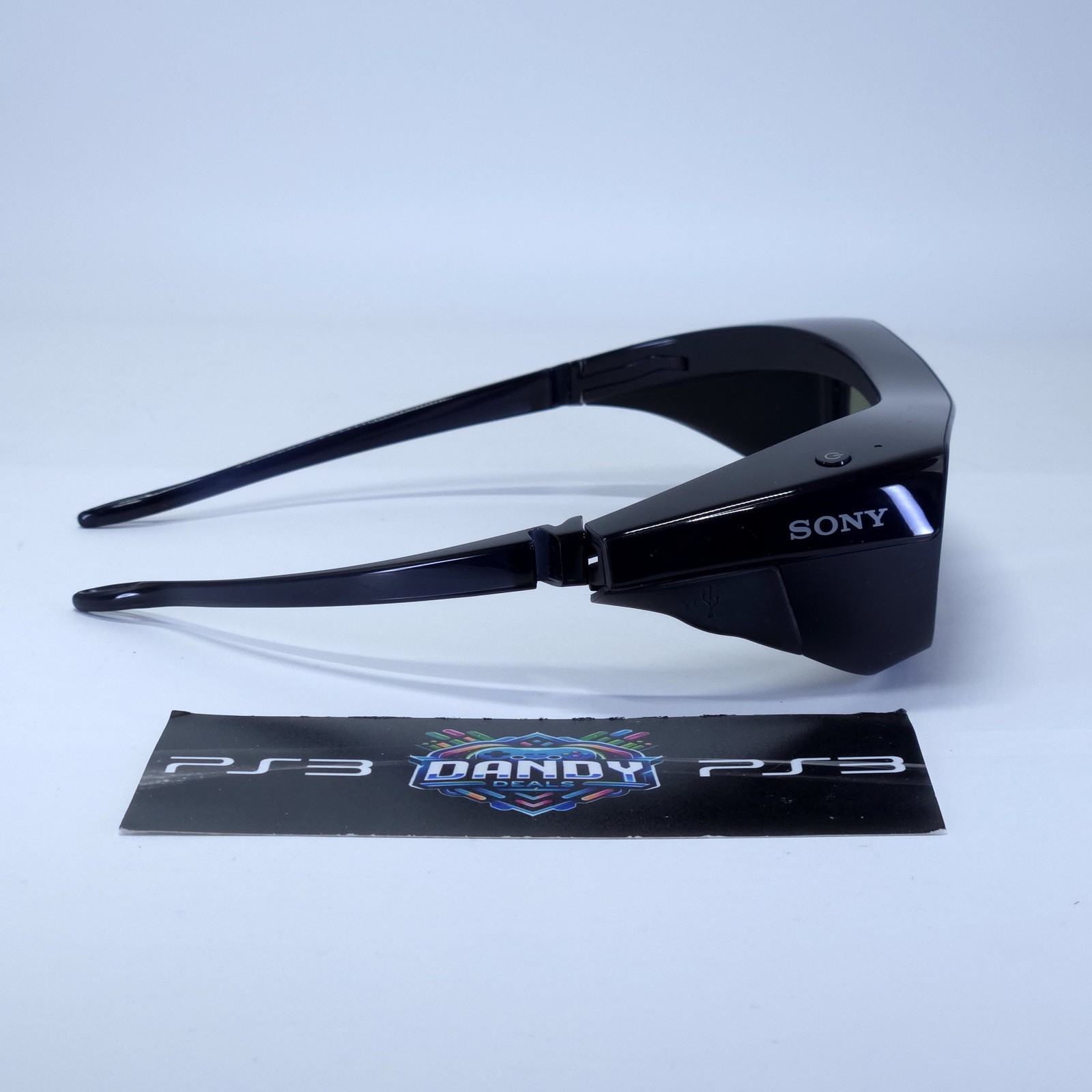 Active 3D Glasses Sony TDG-BR250 W/ Charging Cable + Carrying Case