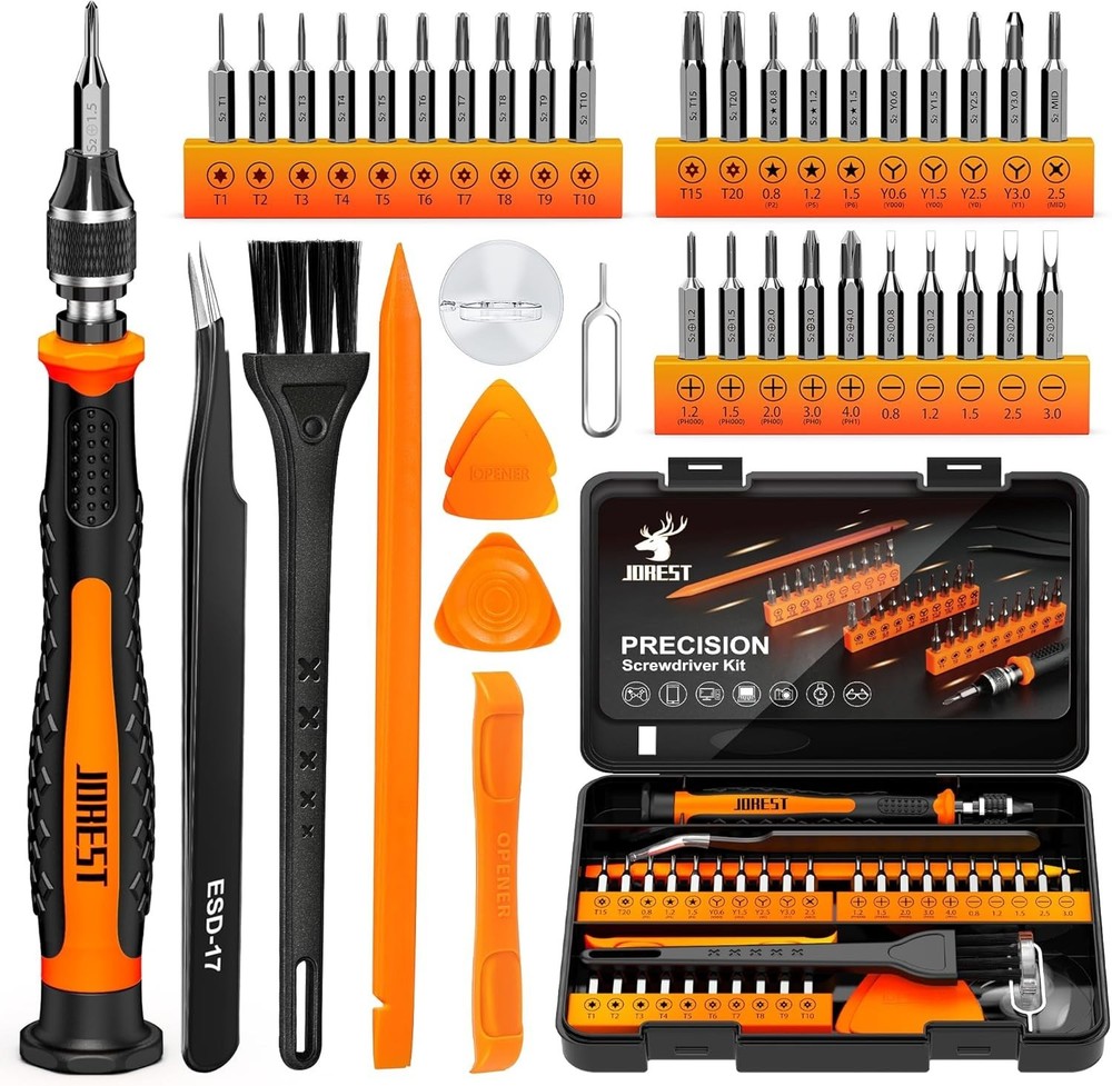 JOREST 40Pcs Small Precision Screwdriver Set Computer, Laptop, PC, iPhone