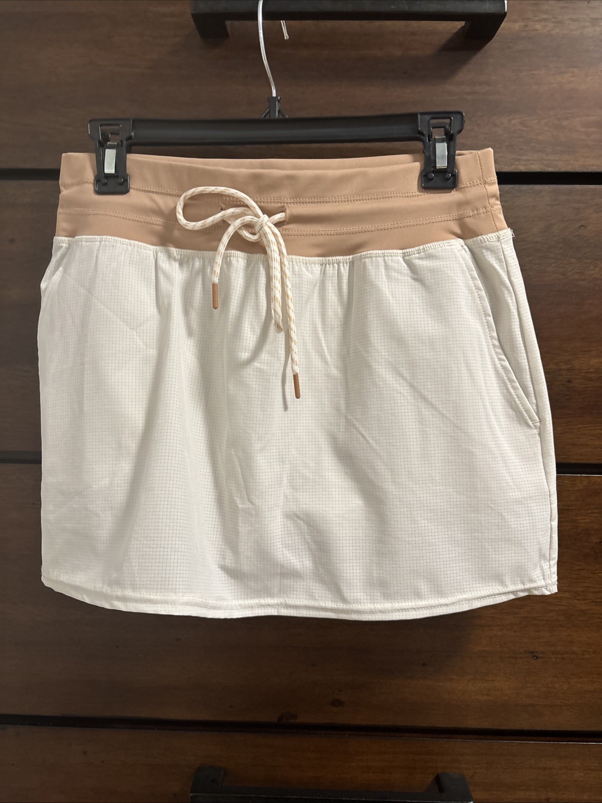 C&c California Beige And Cream Skirt
