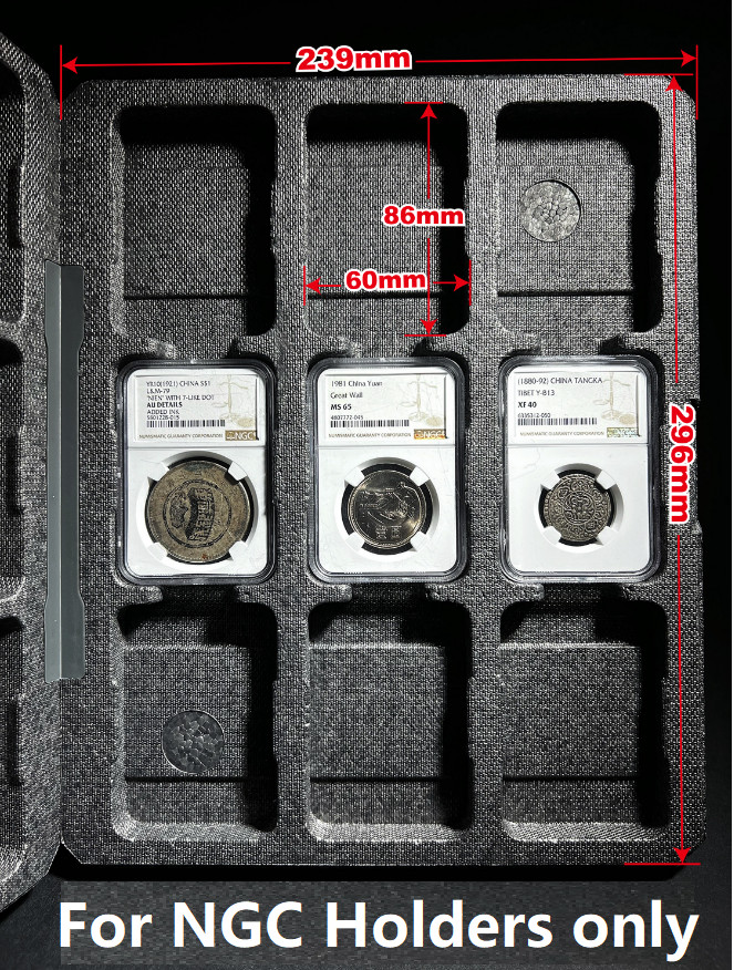 Storage Box / Protective Folder / Display Case For 18 NGC Slab Holders