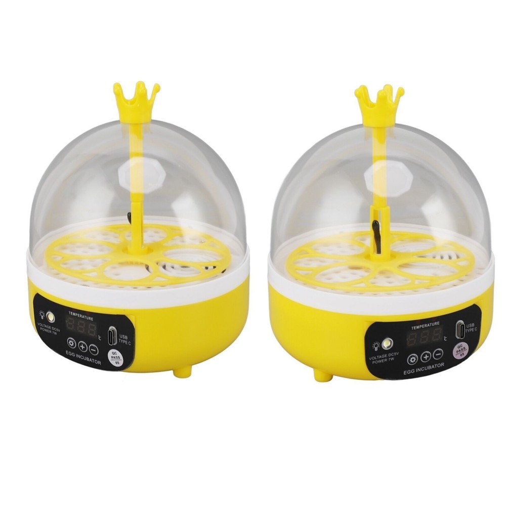 Mini Egg Incubator for Home Automatic Temperature Humidity Control 4 Eggs