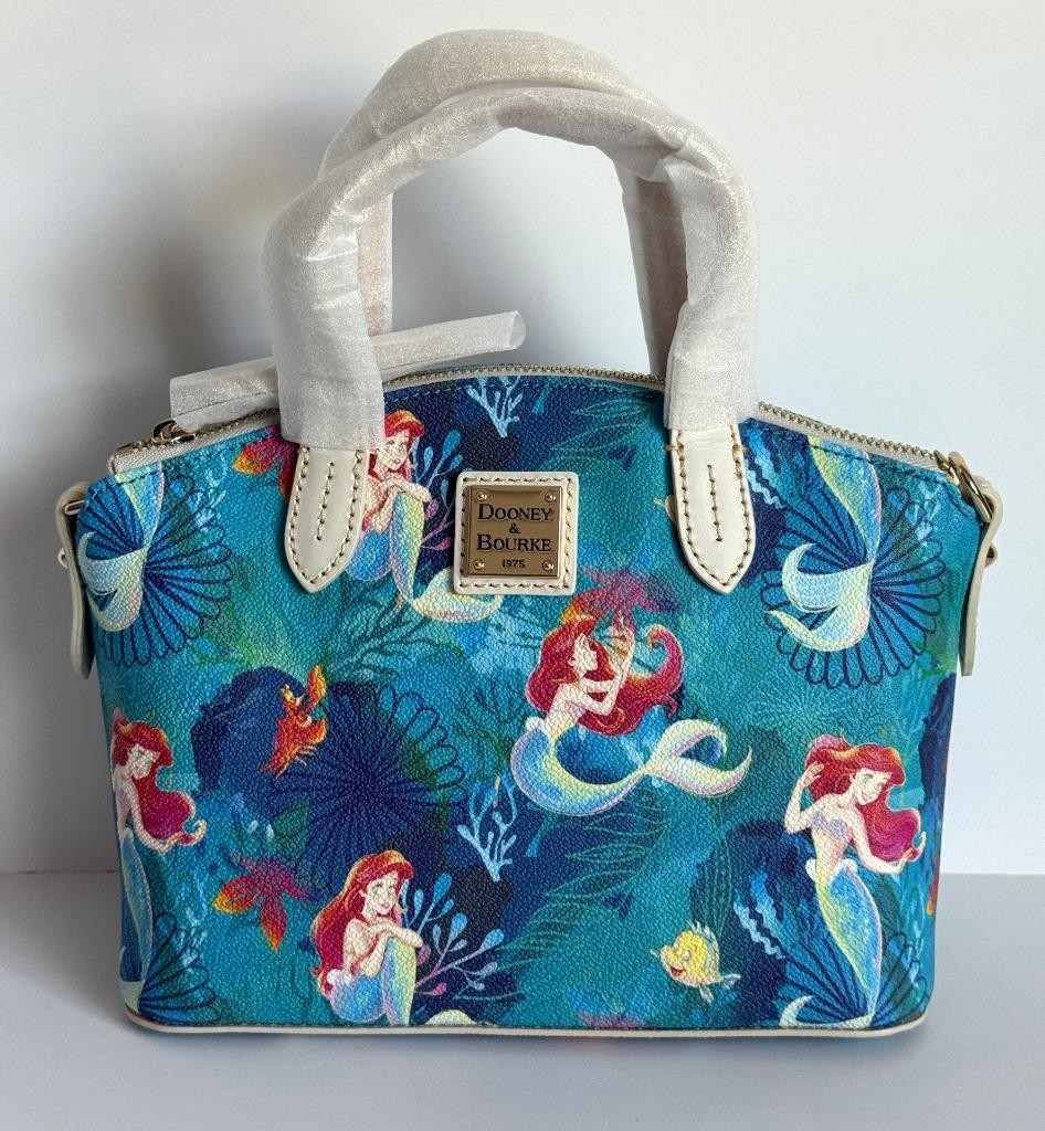 Disney Dooney & Bourke The Little Mermaid Satchel Crossbody Handbag NWT