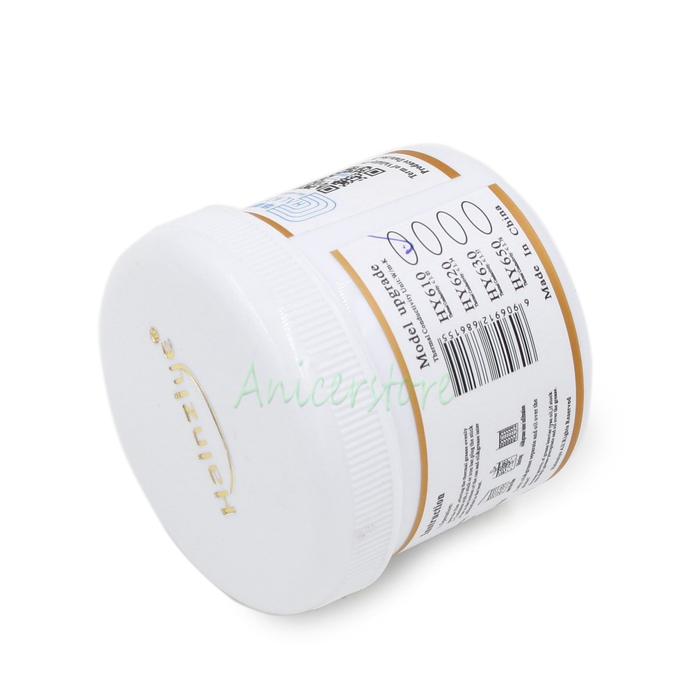 2X 100g Gold + Grey Silicone Compound Thermal Grease Paste For CPU GPU IC LED