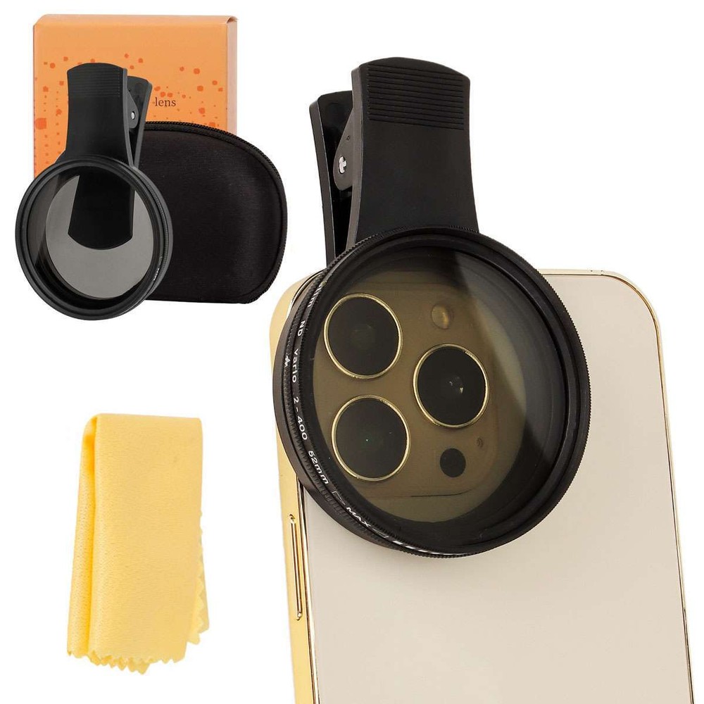 Solar Eclipse Camera Lens Filter Universal with Clip for Smartphone,Enhancing US