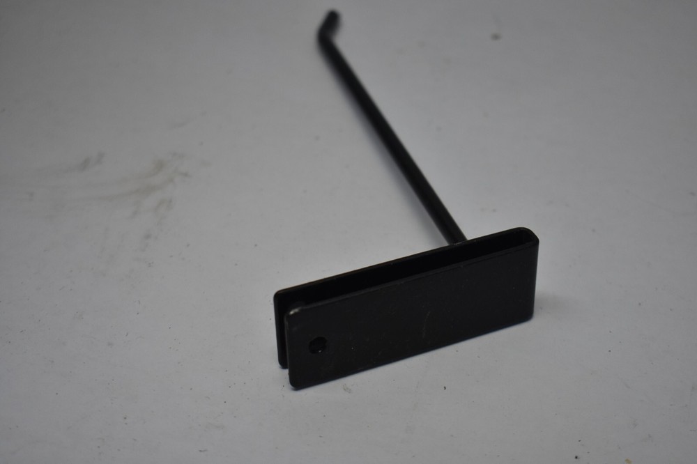 Bulk Pack Universal Peg Hooks 6" UPH-6 Black For 1/4" Pegboard Mounting Support