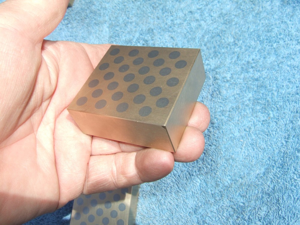 MAGNETIC TRANSFER BLOCKS US MADE FRESH GROUND w/HERMANN SCHMIDT MSB TOOLMAKER