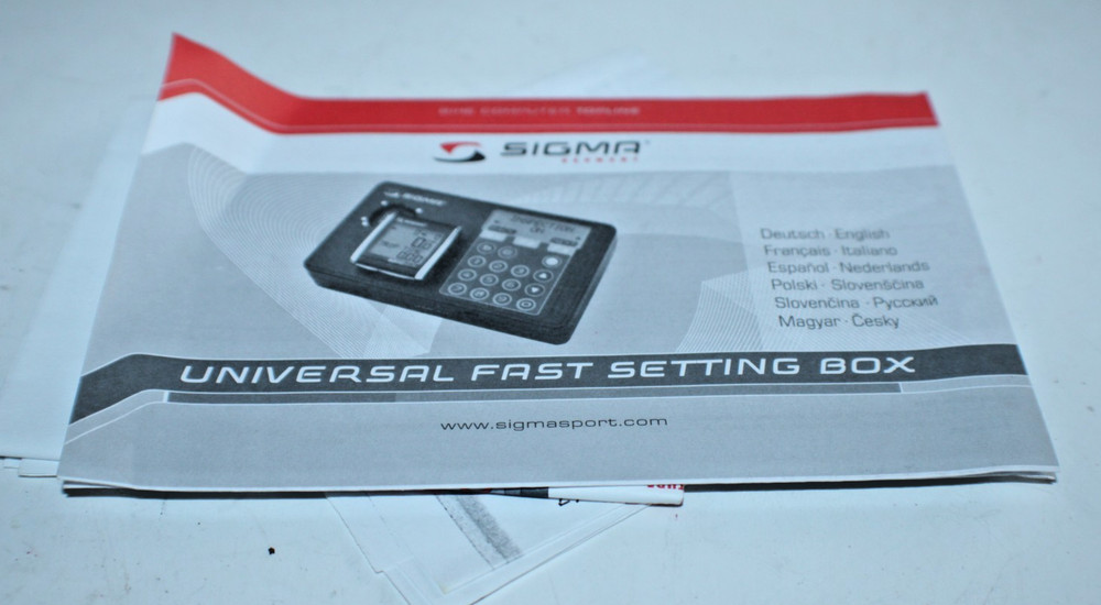 Sigma Universal Fast SettingBox Cycling Computer Programming Diagnostic FreeShip