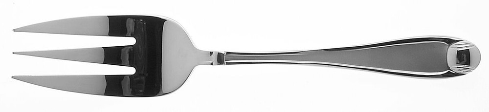 Oneida Silver Satin Garnet  Cold Meat Serving Fork 7897376