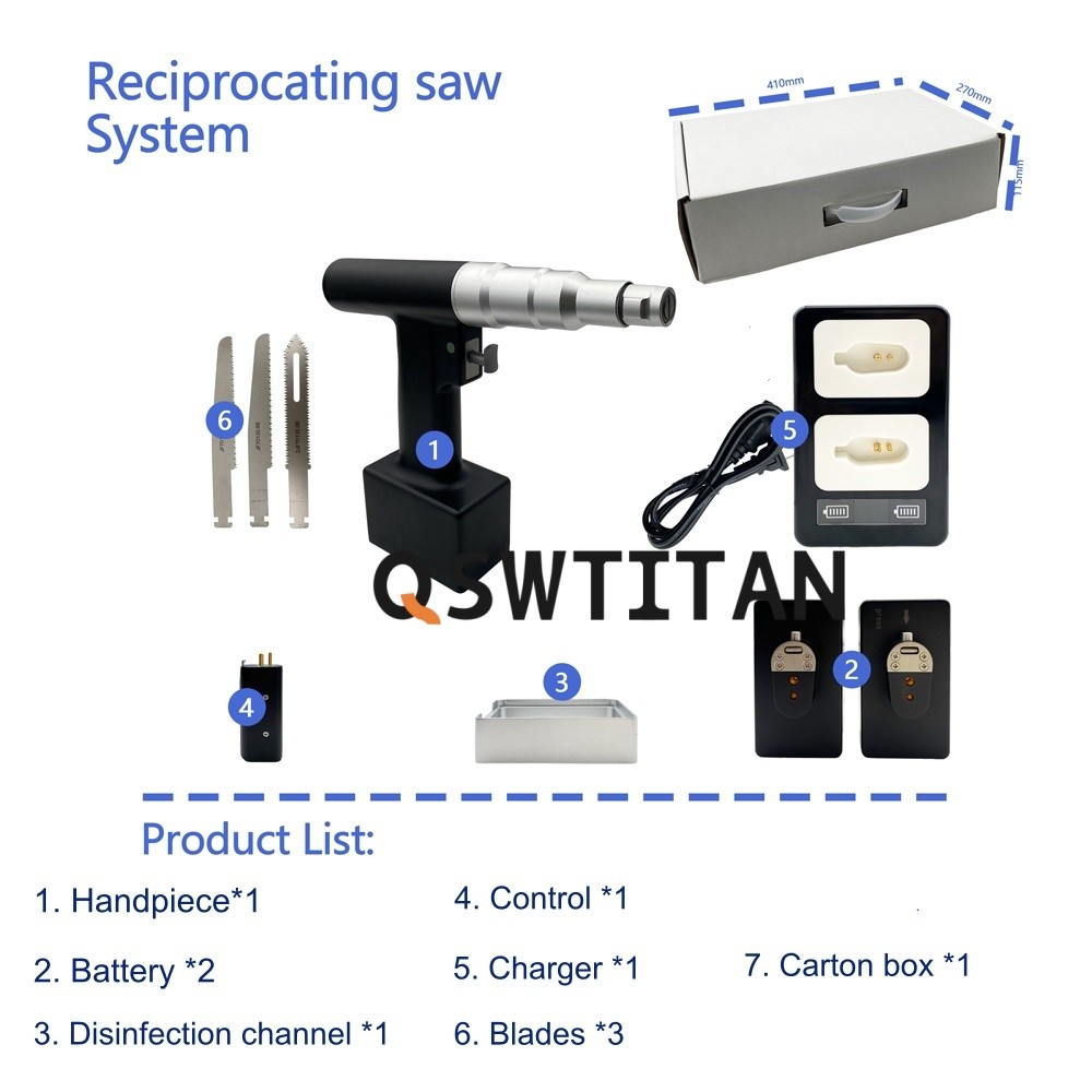 Orthopedic Reciprocating Saw System High-Torque Surgical Bone Cutting Tool Pet