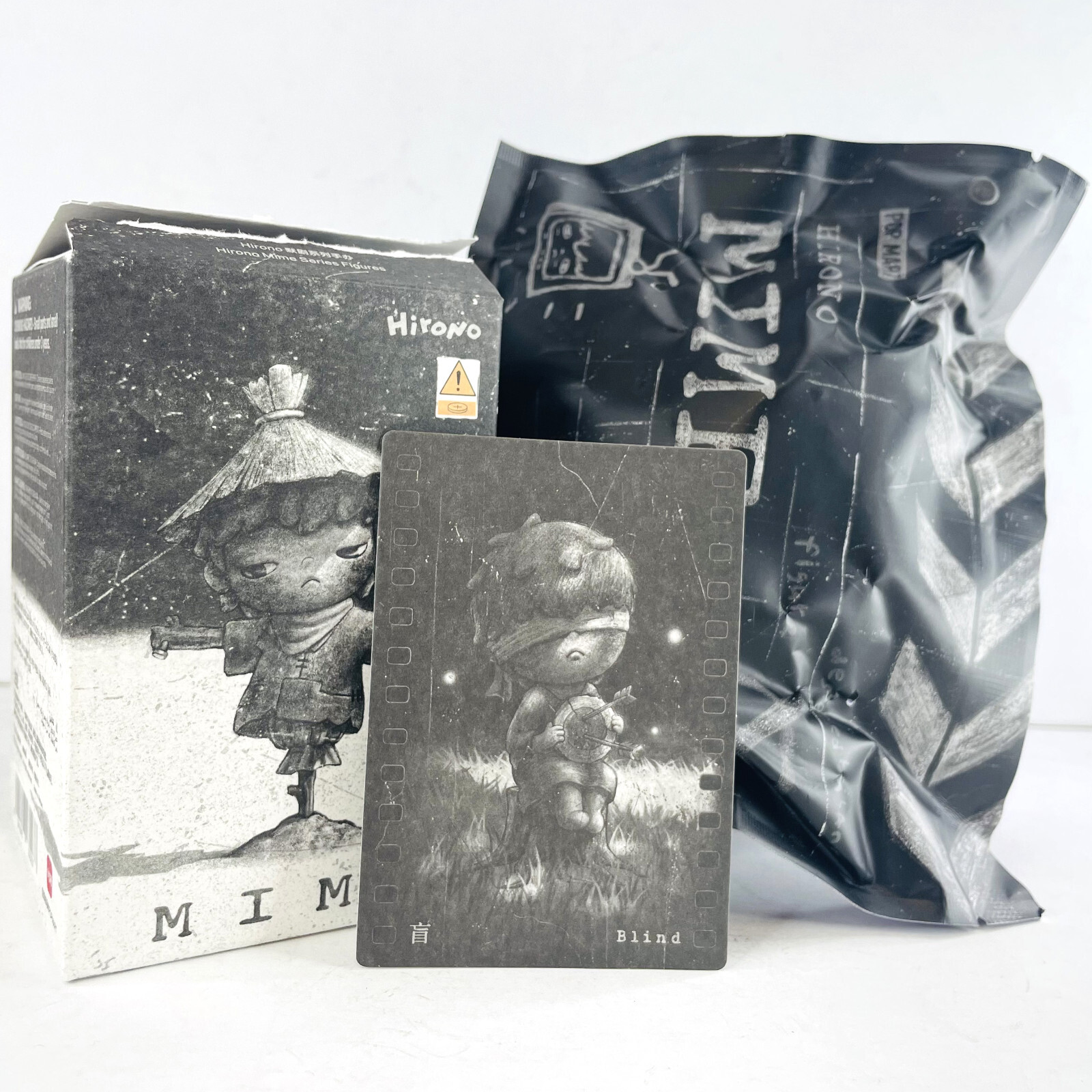 POP MART x Hirono Mime Series Confirmed Figure Toy Sealed Bag in Open Box