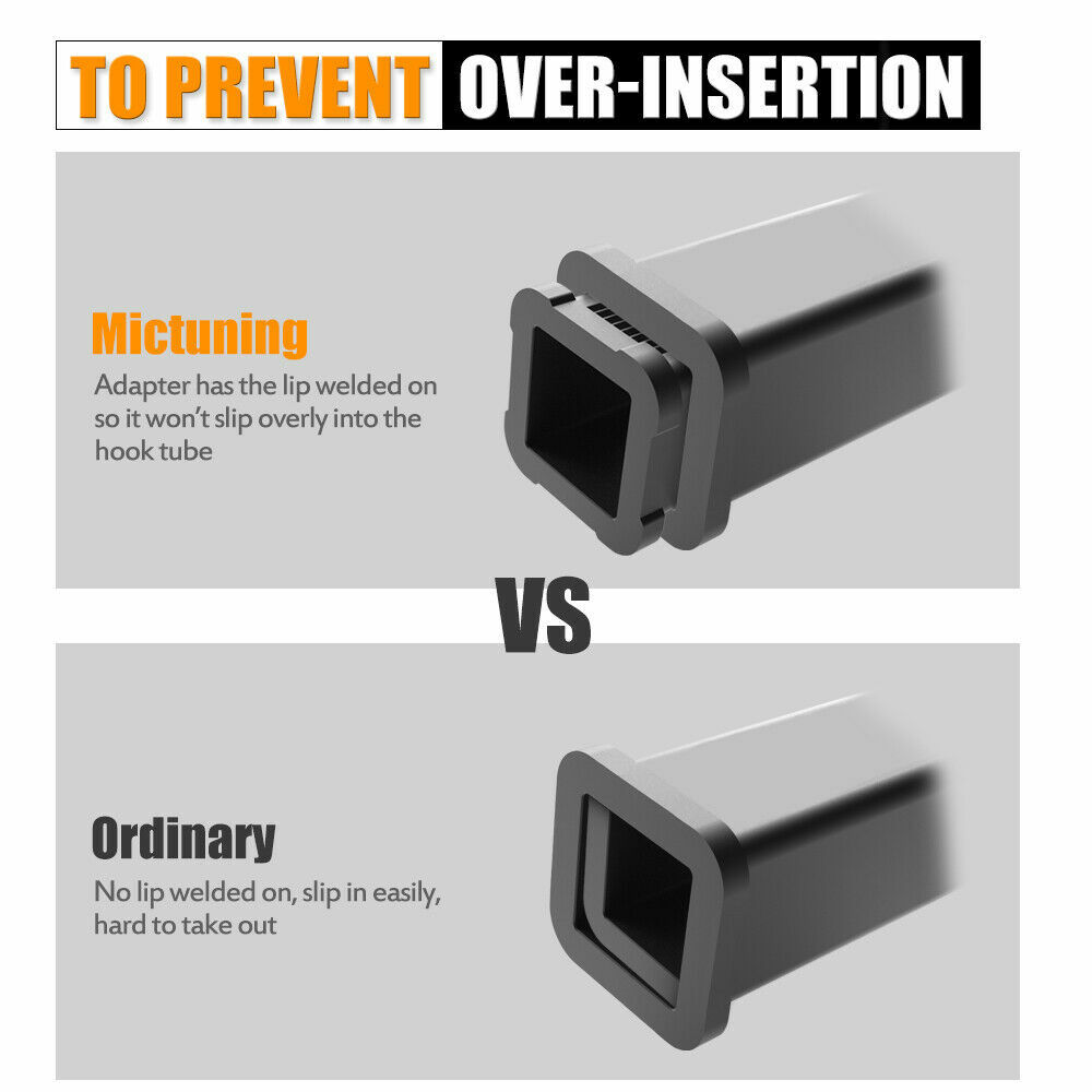 2-1/2"-2" Hitch Reducer Trailer Truck Hitch Adapter for Ford GMC Dodge Pickup