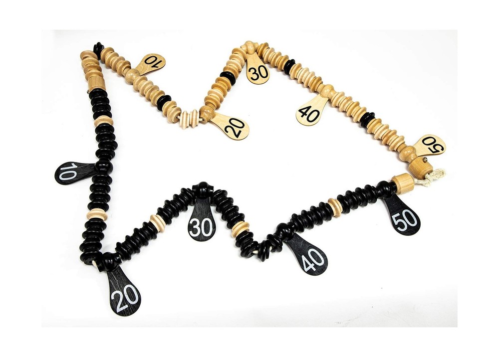 Classic Billiard Score Keeper Pool Table Wooden Beads Scoring System