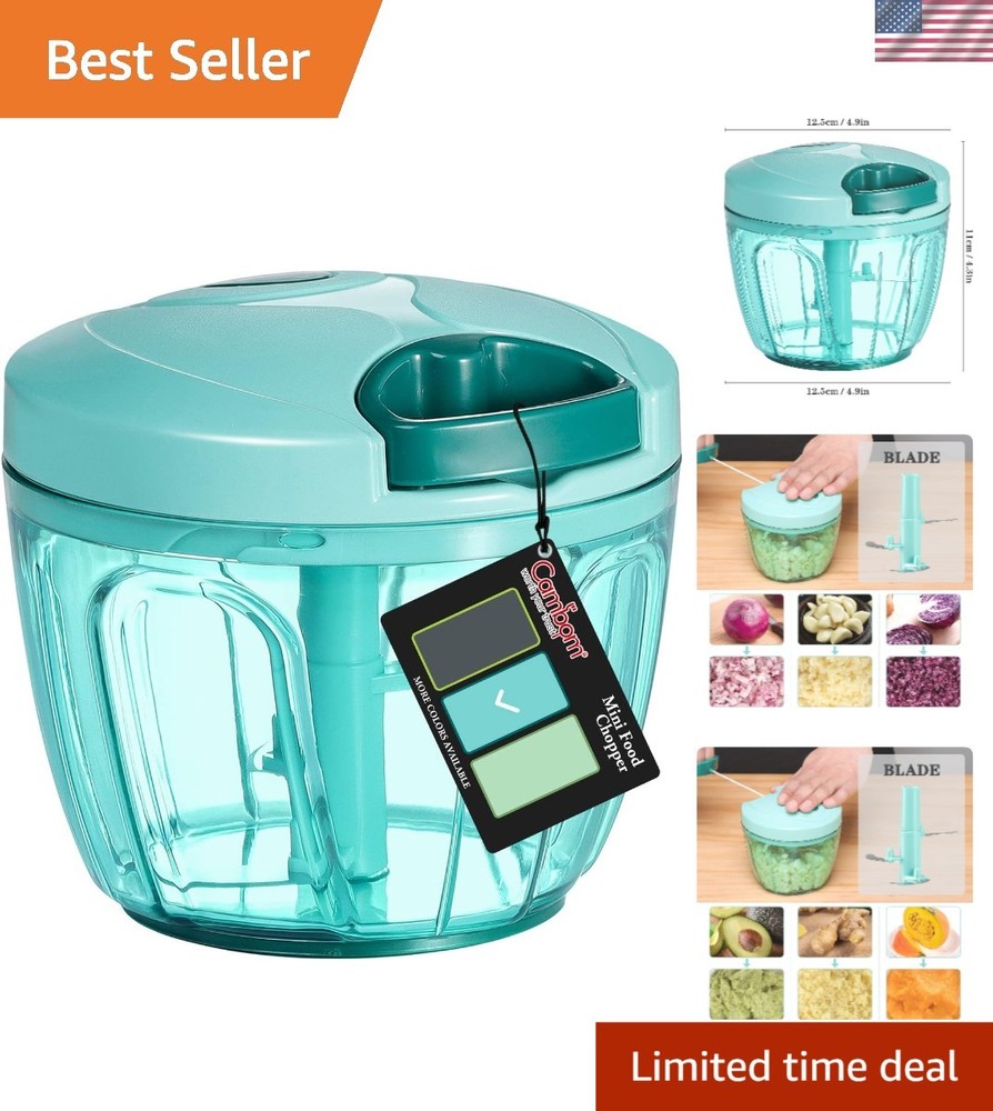 Time-Saving 650ml Manual String Chopper: Perfect for Vegetables, Fruits & Nuts