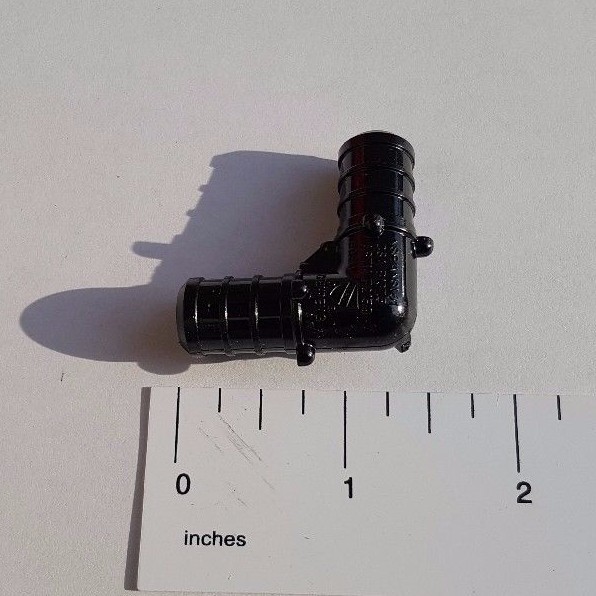 100 PIECE 1/2" PEX ELBOW POLY ALLOY LEAD FREE CRIMP PLASTIC FITTINGS - NSF, CUPC