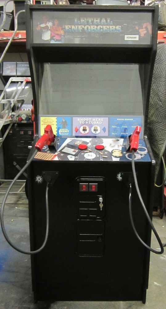 LETHAL ENFORCERS ARCADE MACHINE by KONAMI (Excellent Condition) *RARE*