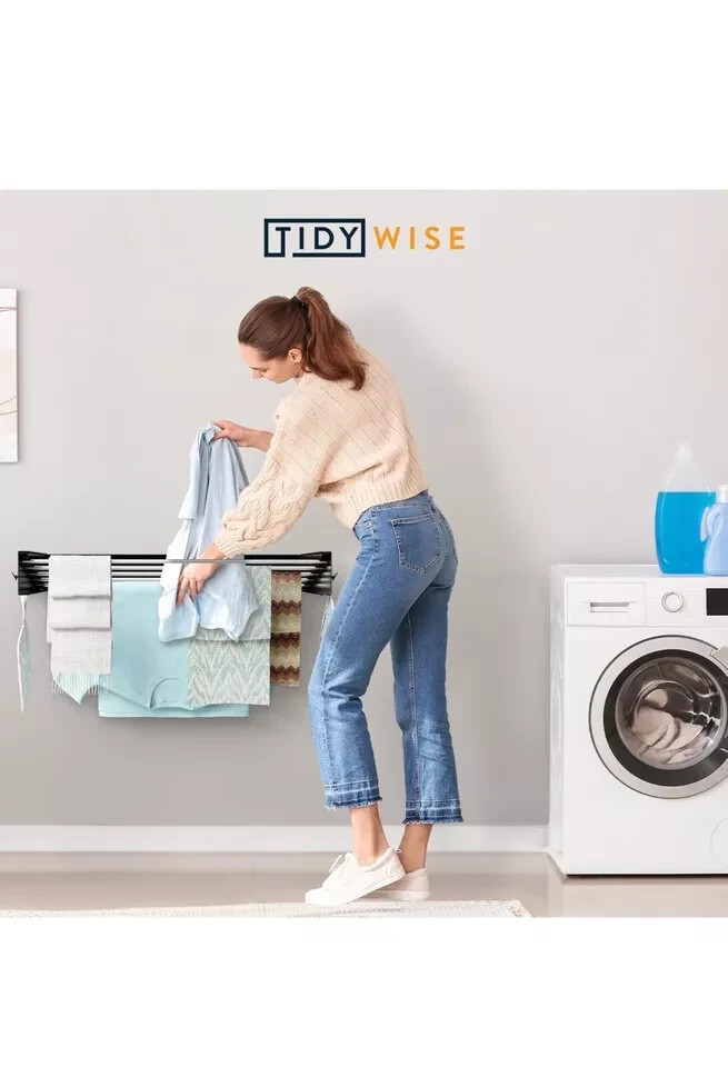 Wall Mounted Drying Rack - Clothes Drying Rack Wall Mounted - Collapsible