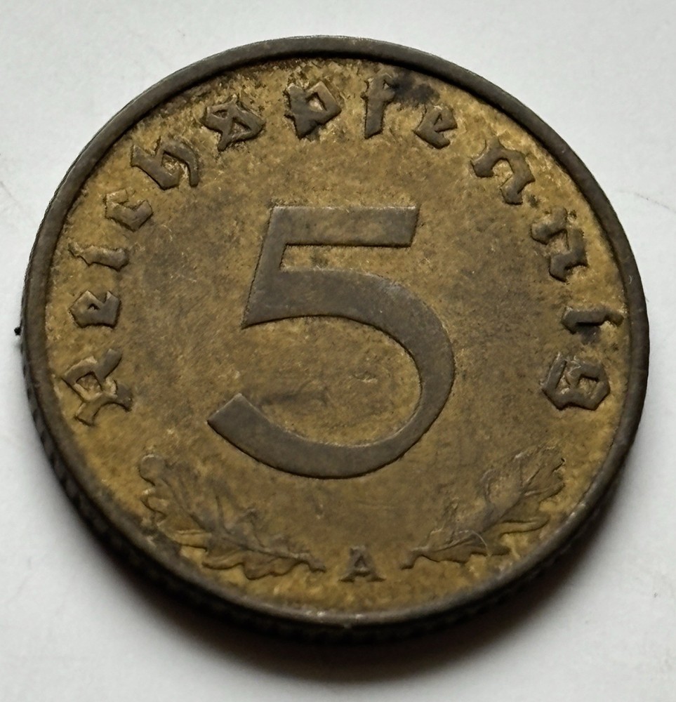Germany Third Reich 1937-A BERLIN 5 Pfennig.