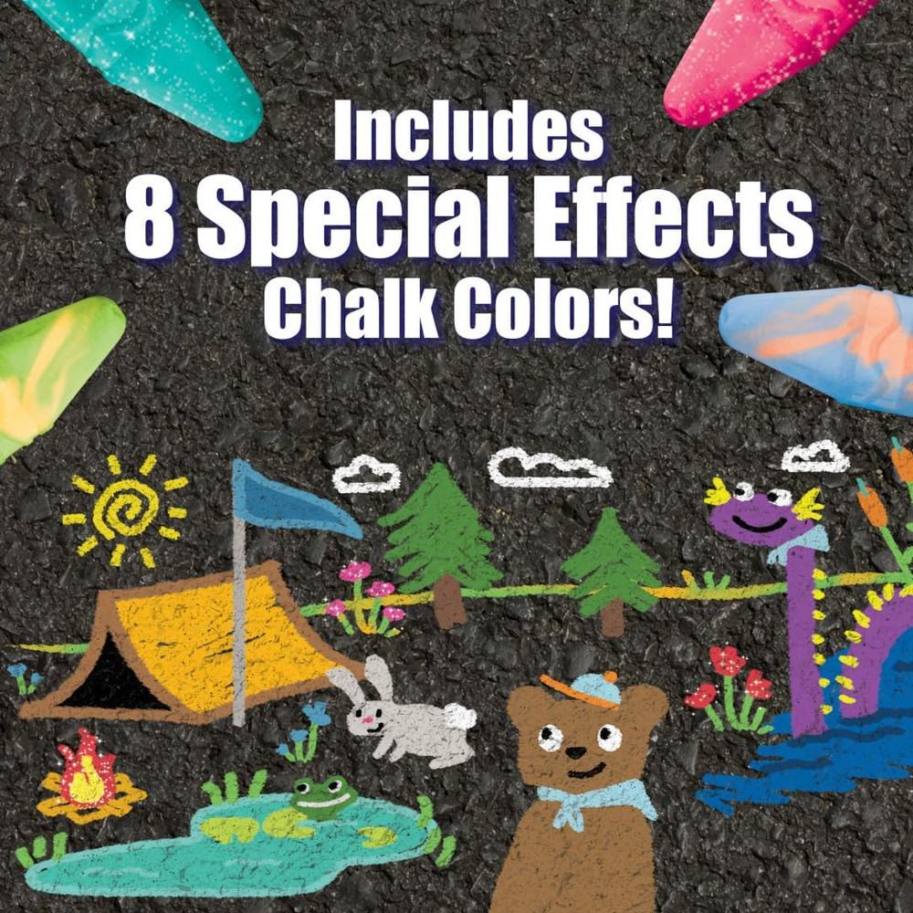 Ultimate Washable Chalk Collection (64Ct), Essential Easter Basket Stuffers, Bul