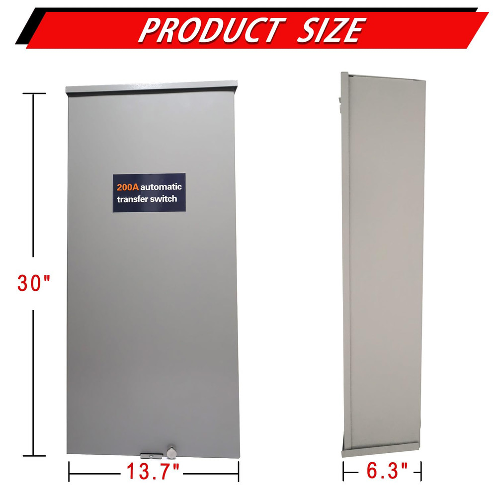 200A Single Phase Generator Automatic Transfer Switch for Generac RXSW200A3