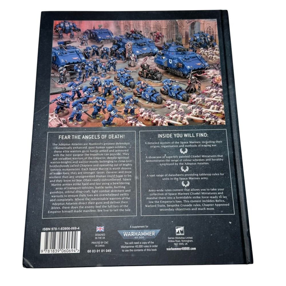 Games Workshop Warhammer 40k Codex: Space Marines 9th Edition - NEW