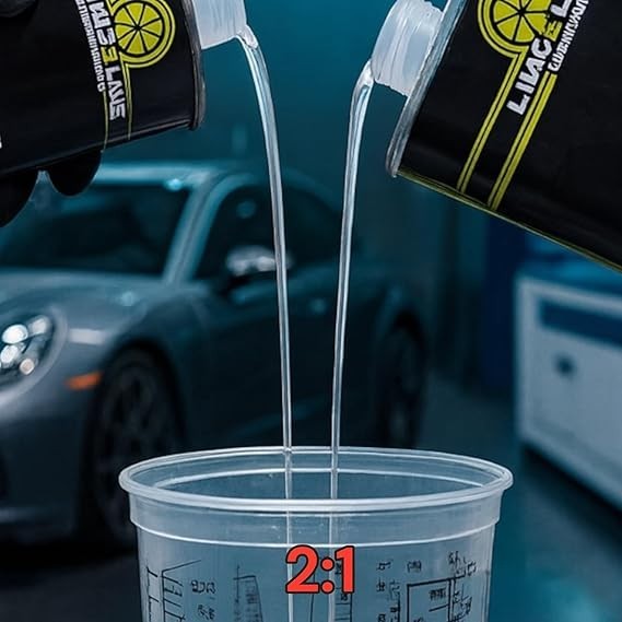 LiME LiNE 2K High Solids Gloss Clearcoat Kit - 2:1 Mix Ratio - 1.5 Gallon Kit