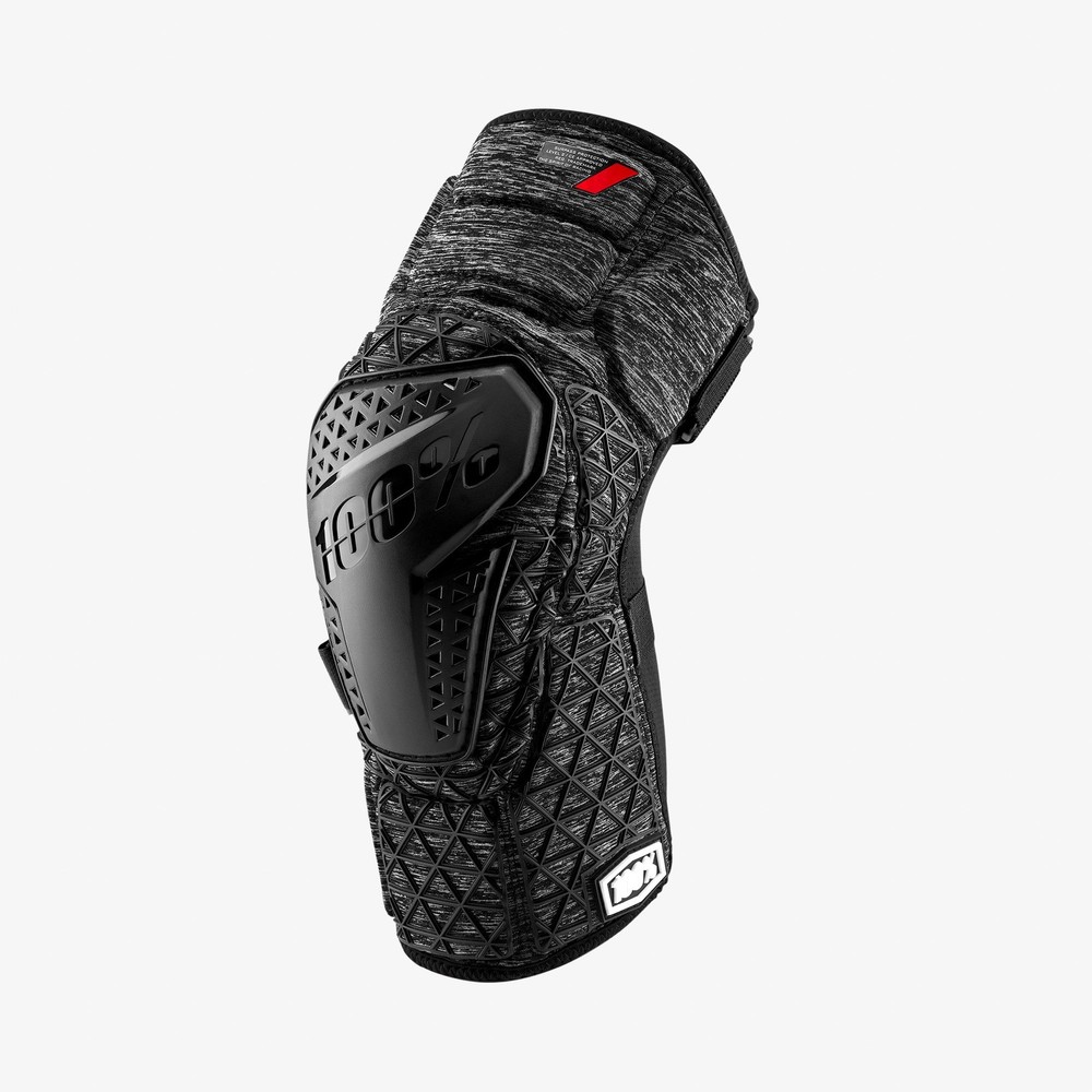 100% Surpass Knee Guards Large Gray/Black