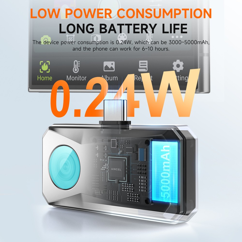 Universal USB Thermal Camera for Android Phone Tablet PC 256x192 IR Resolution